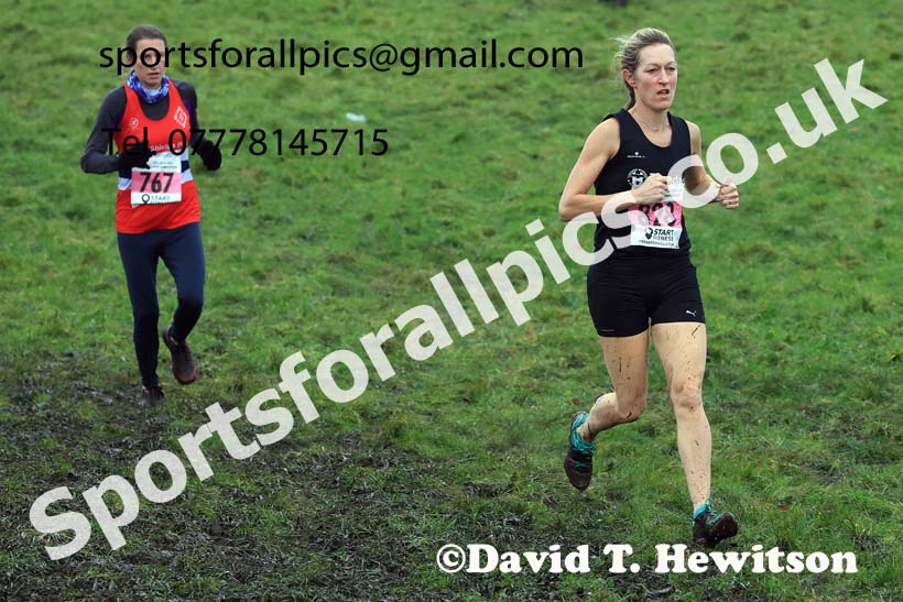 Senior womens 2023 North Eastern Cross Country Champs., Temple Park, South Shields. Photo: David T. Hewitson/Sports for All Pics